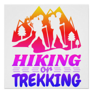 Poster Randonnée ou trekking