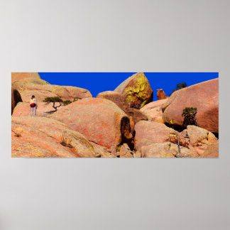 Poster Randonnée Wichitas IV - Couleur saturée