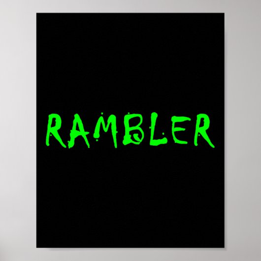 Poster Randonneur (Devant)