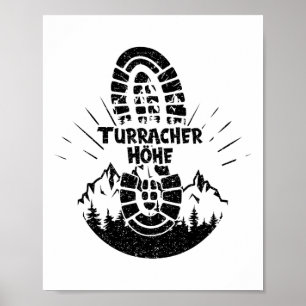 Poster Randonneur Turracher Höhe Kärnten Autriche Vacance