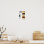 Poster Rangée d'anciens livres, les écrivains livre signa (Cuisine)