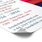 Poster Rangée de livres, Club de livres Publicité (Coin)