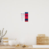 Poster Rangée de livres, Club de livres Publicité (Cuisine)