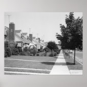 Poster Rangée de maisons (Devant)