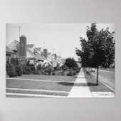 Poster Rangée de maisons (Devant)