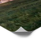 Poster Rangée de statues illuminées à Padova (Coin)