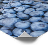 Poster Rangées de bleuets (Coin)