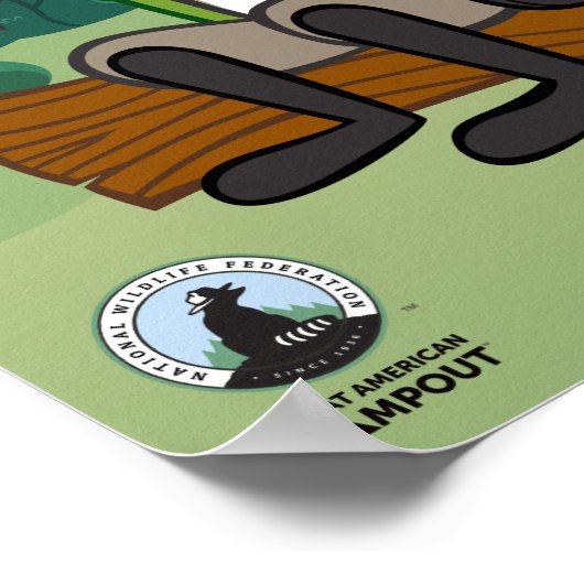 Poster Ranger Rick | Great American Campout (Coin)