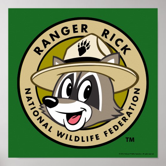 Poster Ranger Rick | Logo Ranger Rick (Devant)