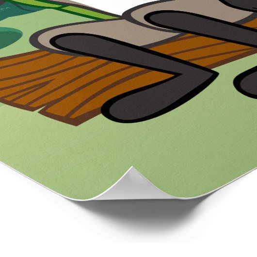 Poster Ranger Rick | Ranger Rick Sitting (Coin)