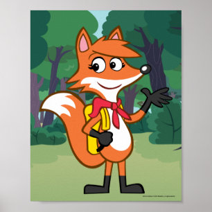 Poster Ranger Rick Scarlett Fox Waving