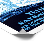 Poster Ranger Service naturaliste ~ Yellowstone (Coin)
