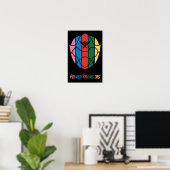 POSTER RANGERS DE PUISSANCE (Bureau à domicile)