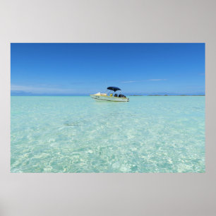 Poster Rangiroa Blue Lagoon