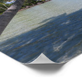 Poster Rangiroa Blue Lagoon Palm Tropical (Coin)