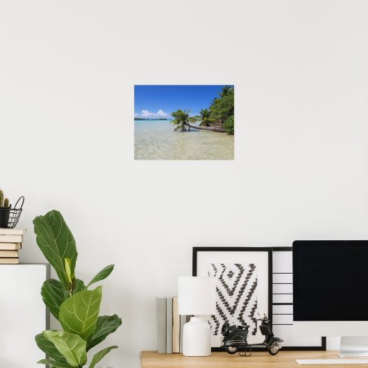 Poster Rangiroa French Polynesia (Bureau à domicile)