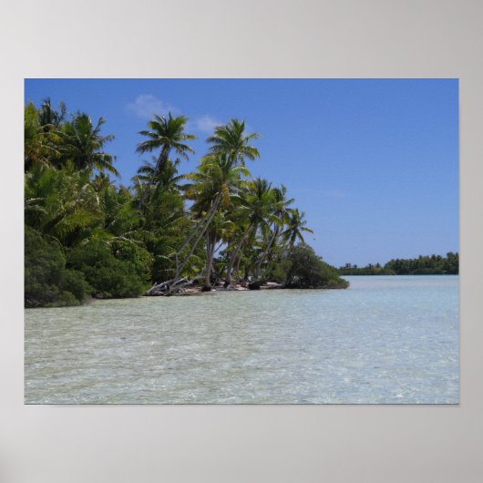 Poster Rangiroa Polynésie française (Devant)