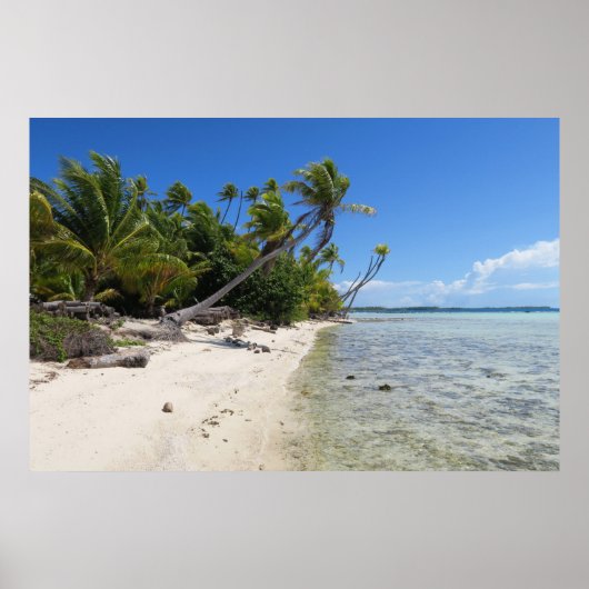 Poster Rangiroa Polynésie française (Devant)