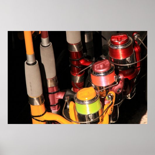 Poster Rangs de pêche arc-en-ciel (Devant)