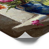 Poster Ranunculus Bouquet | Impressionist Still Life (Coin)