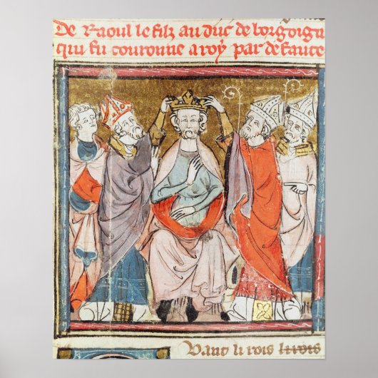 Poster Raoul, fils du duc de Bourgogne (Devant)