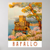 Poster Rapallo, Italie (Devant)