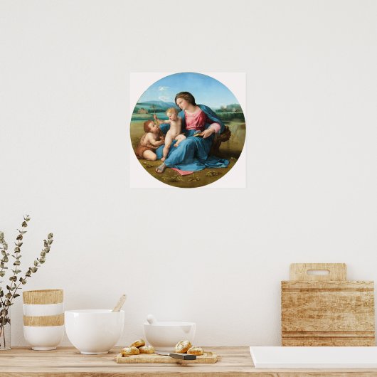 Poster Raphael : Alba Madonna (Cuisine)