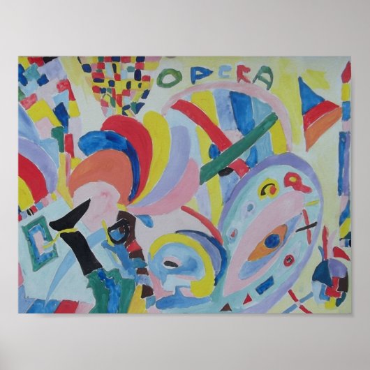 Poster Raphael Canossa Paris Opéra (Devant)