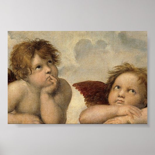 Poster Raphael Cherubs Angels (Devant)