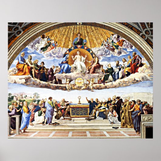 Poster Raphael - Différends du Saint Sacrement (Devant)