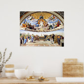 Poster Raphael - Différends du Saint Sacrement (Cuisine)