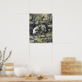 Poster Raphaël - Hercule étouffant le lion de Némée (Cuisine)
