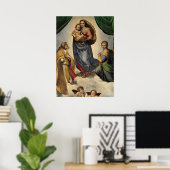 Poster Raphael - La Madone Sixtine, (Bureau à domicile)