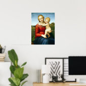 Poster Raphael La Petite Madonna (Bureau à domicile)