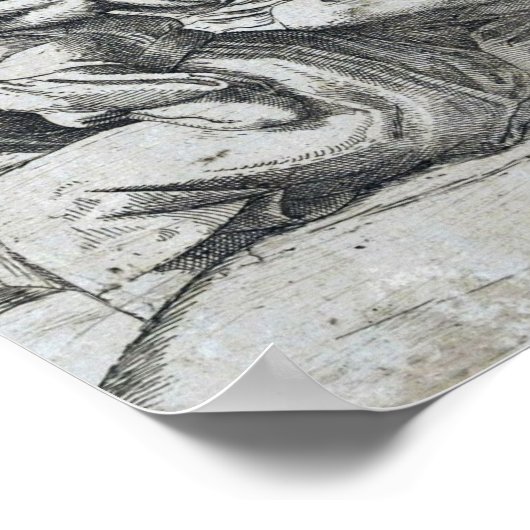 Poster Raphael - Le Brouillon Miraculeux Des Poissons (Coin)