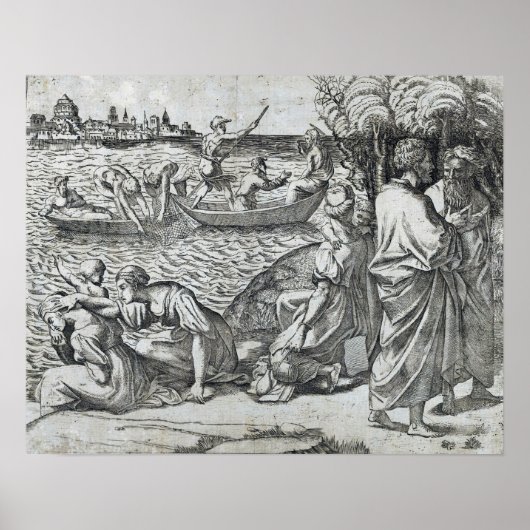 Poster Raphael - Le Brouillon Miraculeux Des Poissons (Devant)