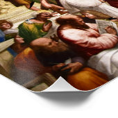 Poster Raphael, L'École d'Athènes (1509) (Coin)