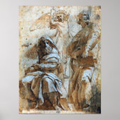 Poster Raphael - Les Prophètes Hosea Et Jonah (Devant)