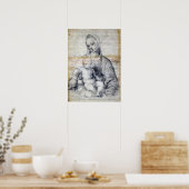 Poster Raphael - Madone de la Grenade 1504 (Cuisine)