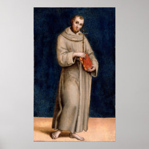 Poster Raphael - Saint François D'Assise