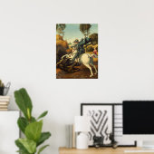 Poster Raphael - Saint George Et Le Dragon (Bureau à domicile)