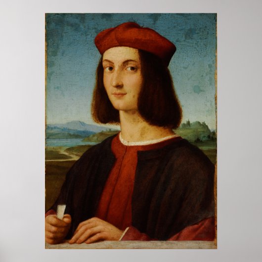 Poster Raphael - Santi Portrait de Pietro Bembo (Devant)