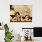 Poster Raphael, Sistine Cherub (Bureau à domicile)