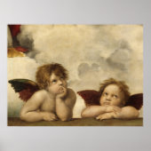 Poster Raphael, Sistine Cherub (Devant)