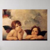 Poster Raphael,Sistine Cherub (Devant)