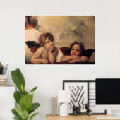 Poster Raphael, Sistine Cherub (Bureau à domicile)