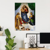 Poster Raphael Sistine Madonna (Bureau à domicile)