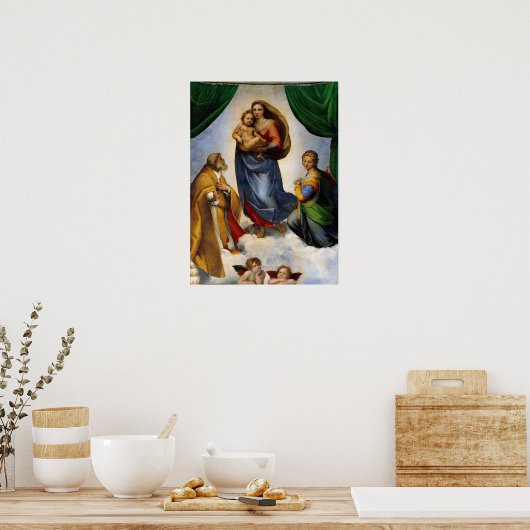 Poster Raphael Sistine Madonna (Cuisine)