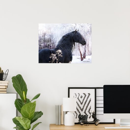 Poster "Raphael & Snowy Trees" (Bureau à domicile)