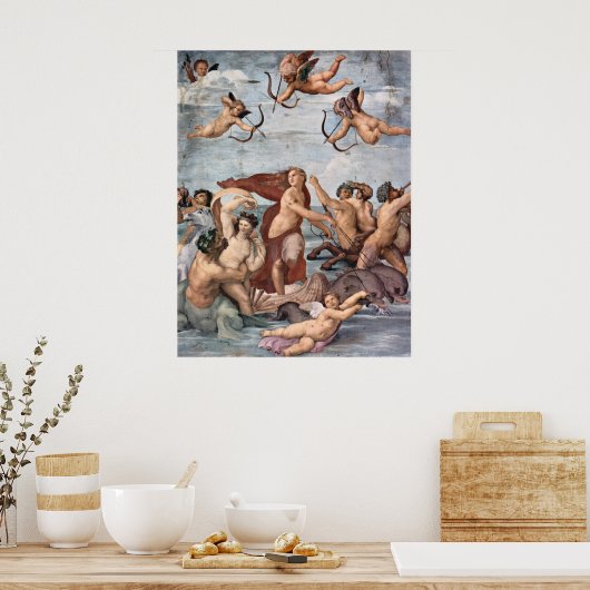Poster RAPHAEL - Triomphe de Galatea 1512 (Cuisine)